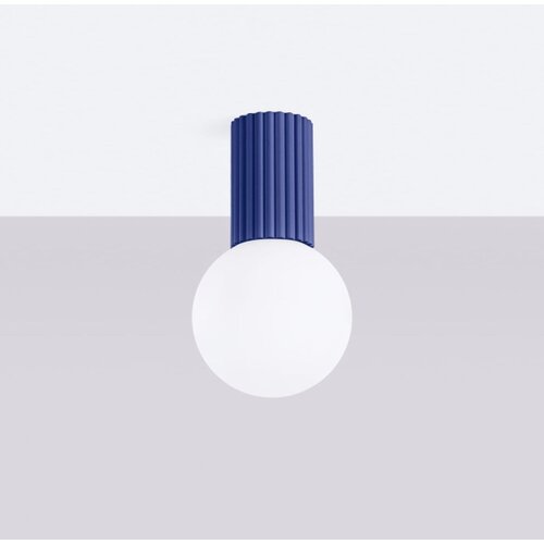 Sollux SL.1738 - Kupatilsko plafonsko svetlo HALO 1xG9/8W/230V IP44 plavo Slike