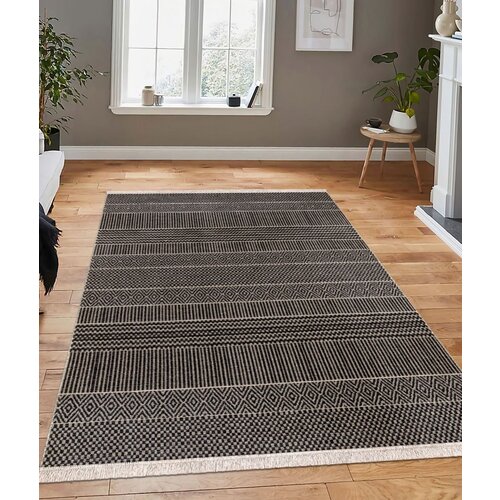  23041A  - black   blackwhite carpet (60 x 100) Cene