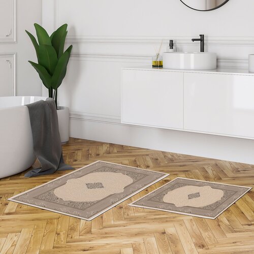  Kt455 Multicolor Bathmat Set (2 Pieces) Cijene