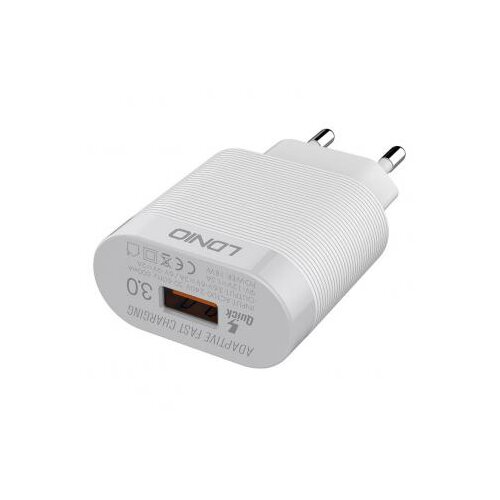 Ldnio A303Q USB 5V/3A FAST QC 3.0 Type C beli punjač za mobilni telefon Cene
