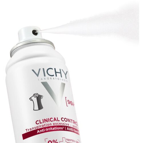 Vichy Clinical Control deodorant v pr&amp;scaron;ilu proti prekomernemu potenju 125 ml Slike