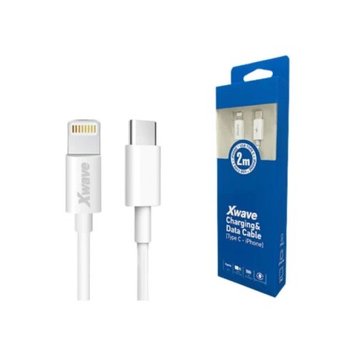 X Wave Kabl Type C na Lightning iPhone 3A 2m PVC BELI Cene
