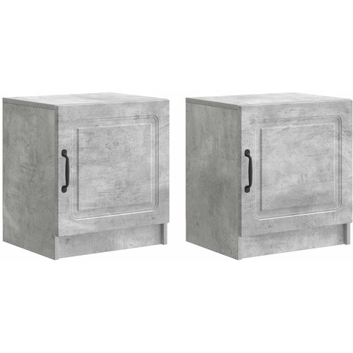  Noćni ormar 2 pcs Betonska siva 43 x 34,5 x 47 cm Cene