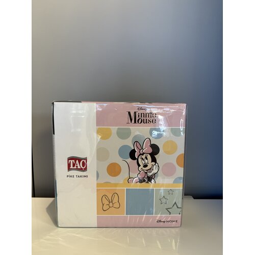 Tac Set posteljine sa prekrivačem za devojčice Minnie Mouse Sweet, 100x150cm, &Scaron;areni Cene