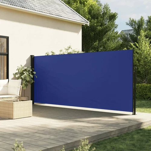 Zložljiva stranska tenda modra 180x500 cm