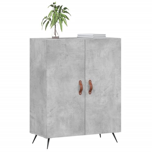  Komoda siva boja betona 69,5x34x90 cm od konstruiranog drva Slike