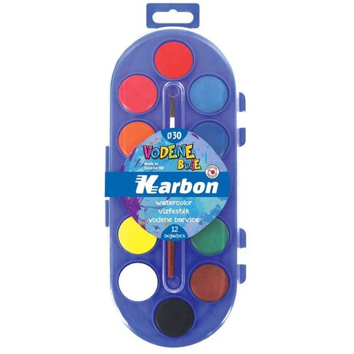 Karbon Vodene barvice s čopičem Cene