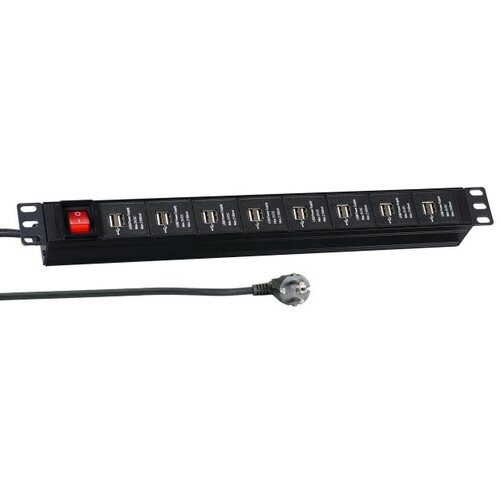  EFB Elektronik EK631USB.1 power extension 3 m Indoor Black Cijene