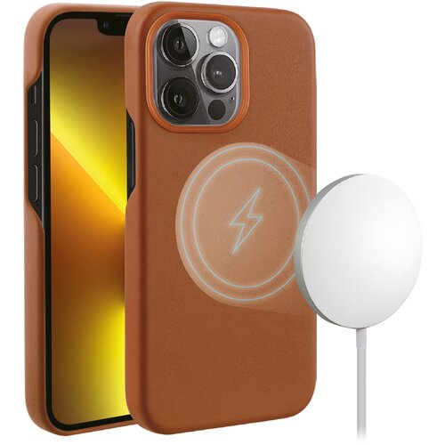 Vivanco magsafe iphone 13 pro max braun back cover iphone 13 pro max 62905 Slike