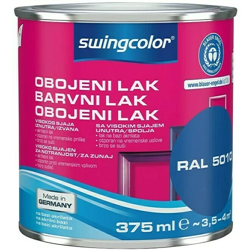 SWINGCOLOR Barvni lak 2v1 Swingcolor (modra, sijaj, 375 ml)