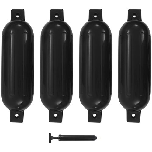  Bokobrani za brod 4 kom crni 51 x 14 cm PVC Cijene