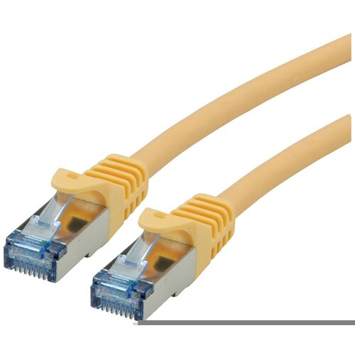 Roline 21.15.2826 RJ45 omrežni kabel\, patch kabel cat 6a s/ftp 7.50 m rumena 1 kos, (20420464) Cene