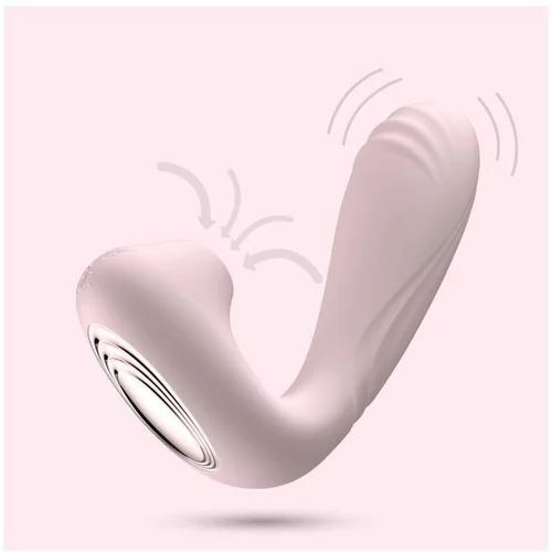 Crushious Stimulator klitorisa z vibratorjem - Pookie, (21127758)