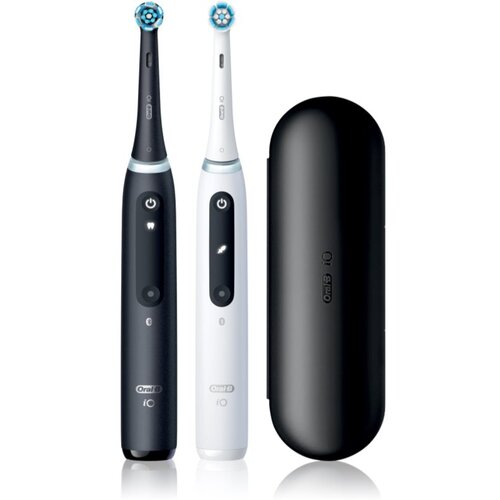 Oral-b iO5 DUO električna četkica za zube + 2 zamjenske glave s putnom torbicom Black & White Cijene