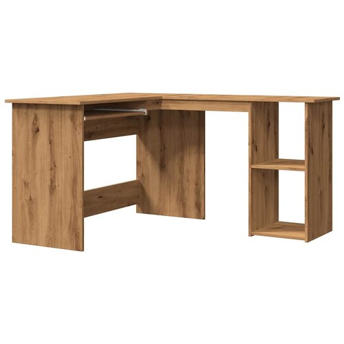 Maison Chic Kotna Pisalna miza - Računalniška miza artisan hrast 120x140x75 cm inženirski les, (22080054) Cene