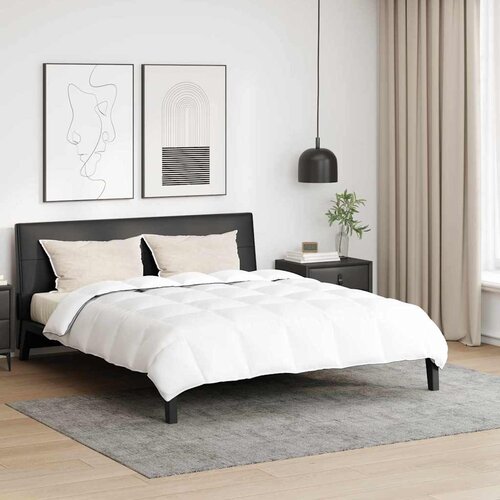 vidaXL Komplet odej z blazino 3 pcs Bela Mikrofibra in bombaž Cene