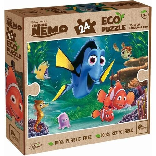 Lisciani Potraga za Nemom 2 u 1 Eco maxi slagalica i bojanka 24 dijela, 70x50 cm – Lisciani Cene