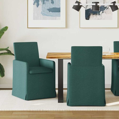  Trpezarijske stolice 2 pcs Tamnozelena 57 x 67 x 95 cm tkanina Cijene