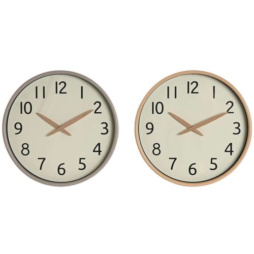  Zidni sat Home ESPRIT Bež Prirodno PVC Drvo 30 x 4 7 x 30 cm (2 kom.) Cijene