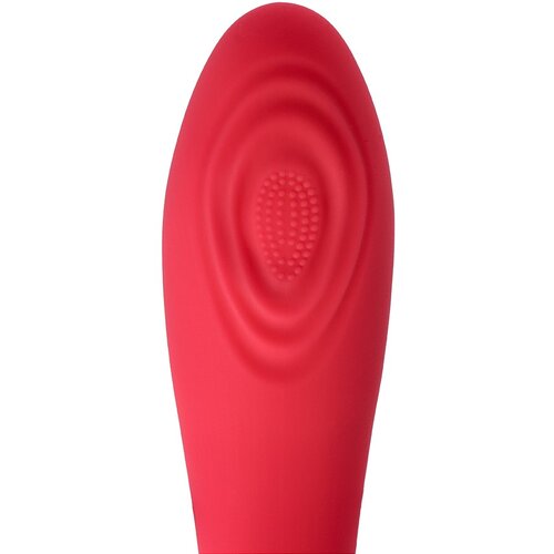 Virgite Essentials Vibrator Virgite With Tapping Function V8 Pink Slike