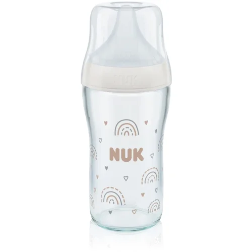 Nuk staklena bočica Perfect match 230 ml rainbow