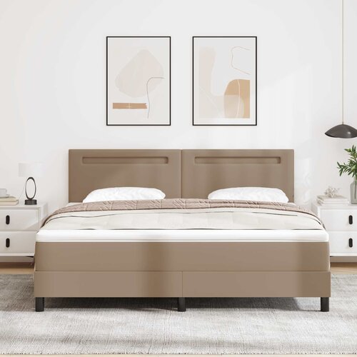  Krevet s opruga kutije s madracem Boja cappuccina 180 x 200 cm Cijene