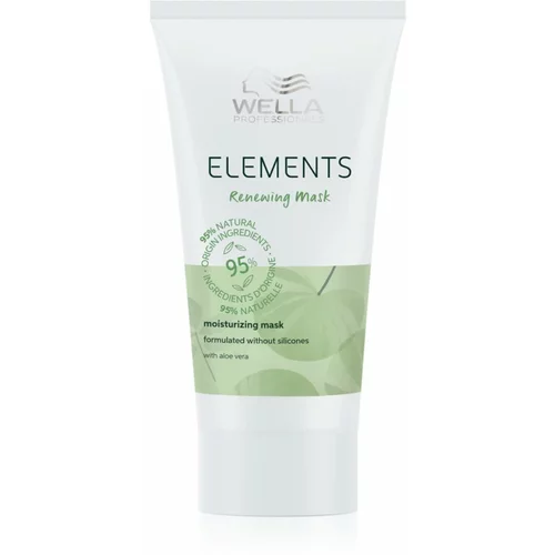 Wella Professionals Elements obnavljajuća maska za sjajnu i mekanu kosu 30 ml