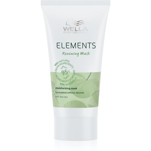Wella Professionals Elements obnovitvena maska za sijaj in mehkobo las 30 ml Cene