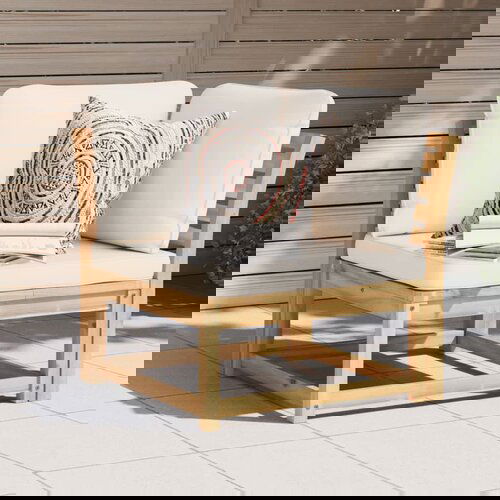 vidaXL Kutna vrtna sofa s jastucima 73x73x65 cm masivno drvo bagrema Cijene