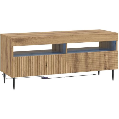 vidaXL LED TV kabinet HAARLEM 100 x 35 x 43 cm Hrast artisan - Hrast artisan Cijene