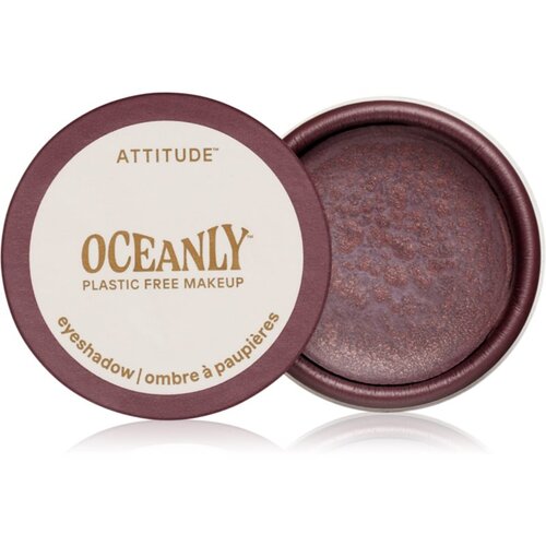 Attitude Oceanly Plastic Free Makeup kremasto senčilo za oči z bleščicami odtenek Berry Bliss 5 ml Cene