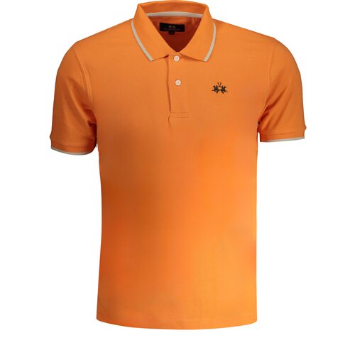 La Martina MEN&#39;S ORANGE SHORT SLEEVED POLO SHIRT Cijene