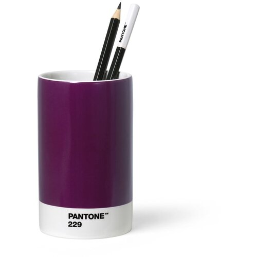 Pantone Temno vijoličen keramičen lonček za svinčnike Slike