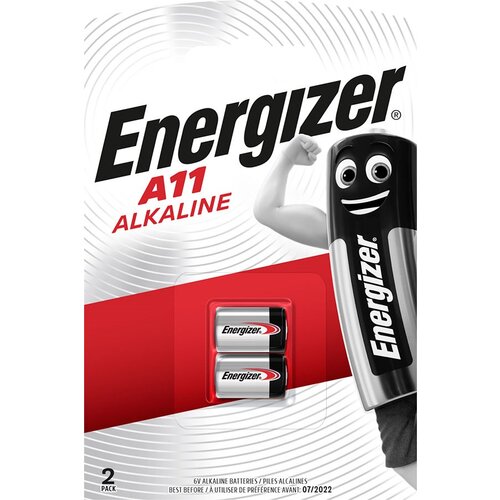 Energizer Visokonapetostna posebna baterija 11A\, 2er 6 V A11\, E11A\, V11A\, V11PX\, V11GA\, L1016\, MN11\, G11A\, GP11A\, WE11A\, CA21, (20829074) Slike