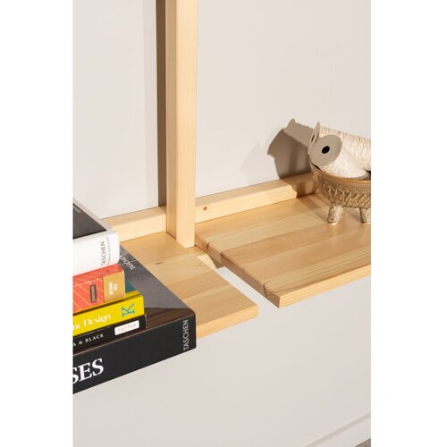 Karup Design Stenska polica iz masivnega bora v naravni barvi 192x127 cm Groove &amp;ndash; Slike