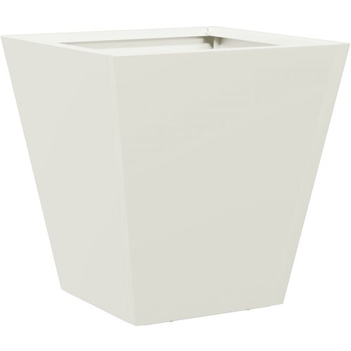 Maison Chic Vrtno cvetlično korito - Cvetlični Lonec belo 30x30x30 cm jeklo, (21790124) Slike