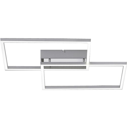 NEUHAUS PAUL LED stropna svetilka Paul Neuhaus Iven (2 x 15 W, 50 x 42 x 7 cm, 3.300 lm, z upravljalnikom) Slike