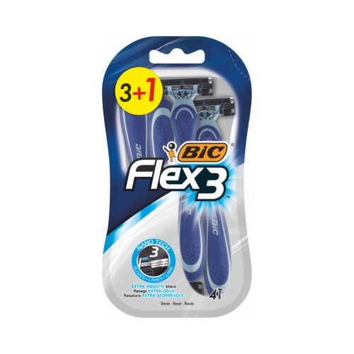 Bic brijač muški FLEX3 blister 3+1 kom Cene