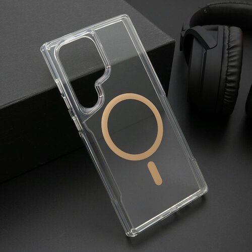 maska aura magsafe za samsung S928B galaxy S24 ultra 5G/ zlatna Slike