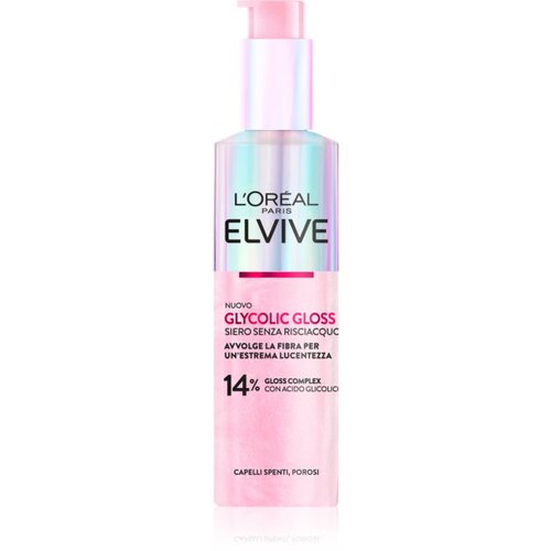 L&amp;acute;Or&amp;eacute;al Paris Elseve Glycolic Gloss serum brez spiranja za krepitev in sijaj las 150 ml Slike