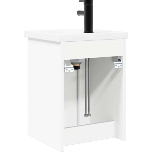  Lavabo - Umivaonik za kupaonicu sa slavinom Bijeli 42 x 40 x 74 5 cm Slike