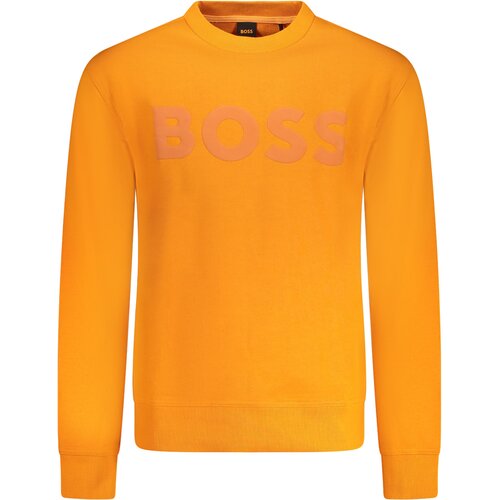 Boss MEN&amp;amp;#39;S ORANGE ZIP-LESS SWEATSHIRT Slike