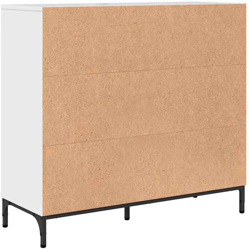 VidaXL Kreveta s ladicama Visoko sjajno bijela 89,5 x 33 x 82 cm Slike