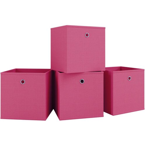 MID.YOU Set Zložljivih Zabojev Boxas, Pink, 4 Kos Cene