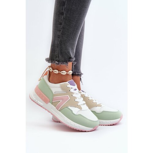 Kesi Women's sneakers made of Multicolor Vinelli eco leather Slike