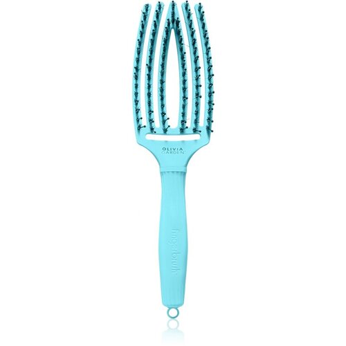 Olivia Garden Fingerbrush Boar &amp;amp; Nylon četka za kosu s najlonskim i svinjskim čekinjama Dolce Vita Blue Sky 1 kom Slike