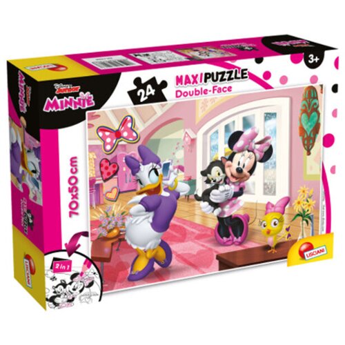 Lisciani Slagalica 24pcs Maxi Minnie 2u1 slozi I oboji 74068 Slike