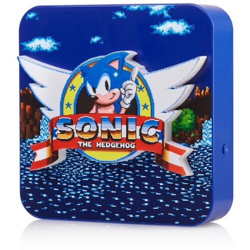 Numskull Sonic The Hedgehog Stenska svetilka za namizno svetilko - Dodatek za igranje iger za spalnico, dom, študij, pisarno, službo - Uradno blago Sonic The Hedgehog, (21021233) Cene