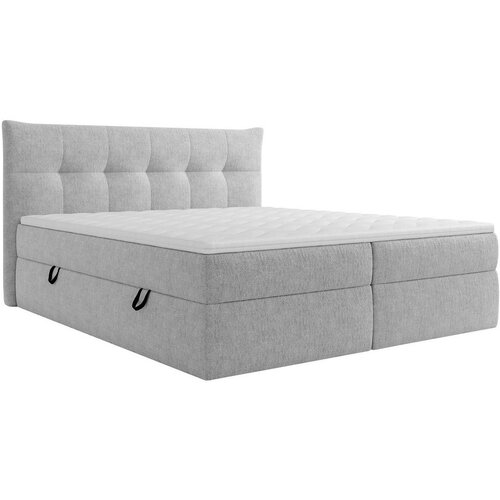 Boxxx POSTELJA Z VZMETNICO 180 cm x 200 cm , tekstil siva Slike