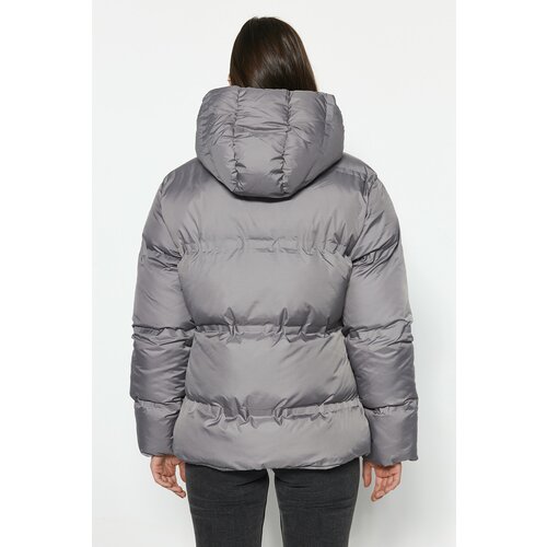 Trendyol Winter Jacket - Grau - Puffer Cene